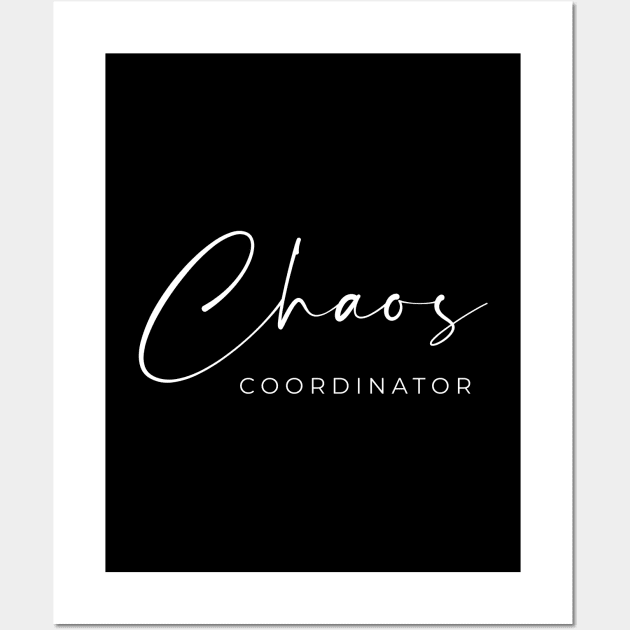 Chaos Coordinator Wall Art by LemonBox